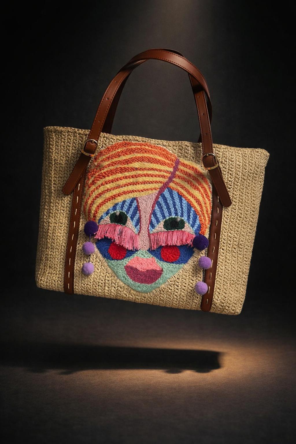 El işçiliği ile üretilen luxury Plaj çantası